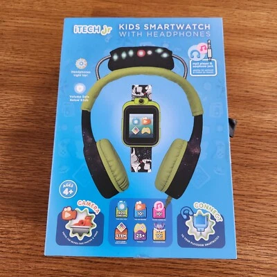 PlayZoom Kids Smartwatch with Headphones Green Astronaut - Image 1 of 4