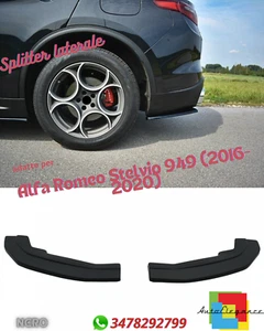 ⭐Divisor lateral apto para Alfa Romeo Stelvio 949 (2016-2020) negro⭐ - Imagen 1 de 11