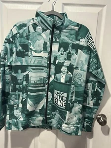 UFC Hall Of Fame Green Graphic Print Full Zip Jacket Small NWT - Picture 1 of 8