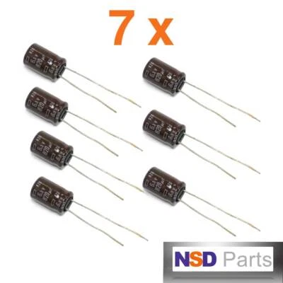 7pcs Nippon Chemi-Con KZG 820uF 6.3v 105c electrolytic Capacitor