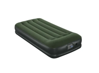 Ozark Trail Tritech Airbed Twin 14" with In & Out Pump and Antimicrobial (Green) - Image 1 of 4