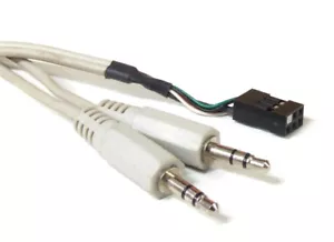 3.5mm Audio Mic Jack Plug Internal 6-Pin 5-Wire Cable / Connector Cable Internal - Picture 1 of 1