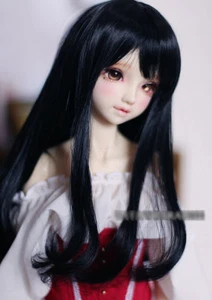 6-7" 1/6 BJD Peluca Negra Hebilla Larga Fin de Cabello LUTS Muñeca SD MSD Iplehouse Cabello UAL# - Imagen 1 de 3
