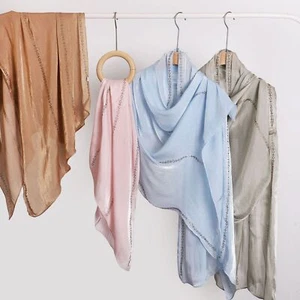 Hijab Women Long Scarf Head Wrap Shawl Islamic Bandana Muslim Turban Headscarf - Bild 1 von 30