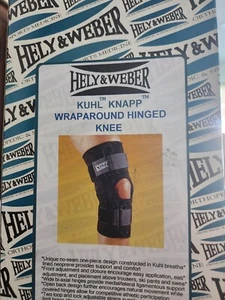 Knee Brace by Hely-Weber - Hinged KUHL Knapp 12" Anterior Closure - X Small - Picture 1 of 1