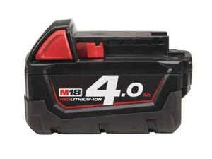 Milwaukee® M18 B4 REDLITHIUM-ION™ Akku 18 Volt 4,0Ah Li-Ion M18B4 - Bild 1 von 3