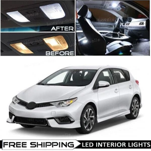 10x White Interior LED Lights Package For 2016-2018 Toyota Corolla iM + TOOL - Picture 1 of 11