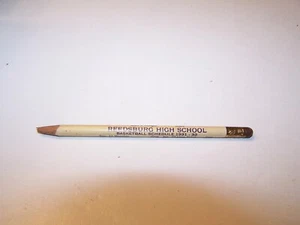 Vintage 1931 32 Reedsburg WI High School pencil basketball schedule Lime Ridge - Picture 1 of 8