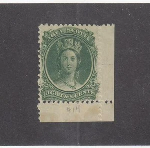 NOVA SCOTIA (MK5351) # 11 EN MUY BUEN ESTADO-MNH 8 1/2 cts 1860-63 QN VICTORIA CON MARGEN CV $40 - Imagen 1 de 1