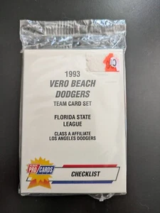 1993 Fleer/ProCards Vero Beach Dodgers Minor League Team Set - A Los Angeles - Bild 1 von 2