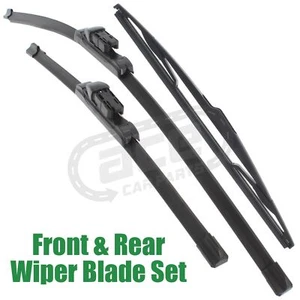 Peugeot Partner Tepee 2015-2019 Front Windscreen Wiper Blades & Rear Wiper Blade - Picture 1 of 5