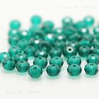 Transparent Multicolors Faceted Loose Bead - Glass Crystals Round Beads 1pack