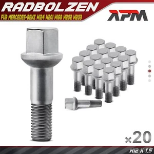 20x Radbolzen Radschraube für Mercedes-Benz 124 W124 190 W201 A W168 C W202 W203 - Bild 1 von 8