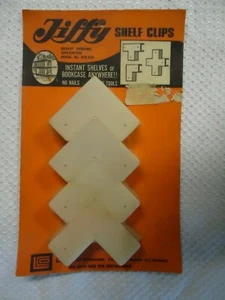 Vintage Jiffy Regalclips, New Old Stock - Bild 1 von 2