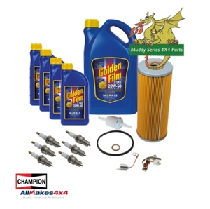 Land Rover Series 2 2A 3 2.6 Petrol Fixed Points Service Kit & 20w50 Morris Oil - Picture 1 of 2