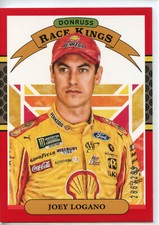 2020 Donruss Racing NASCAR Race Kings RED Parallel #6 Joey Logano #286/299