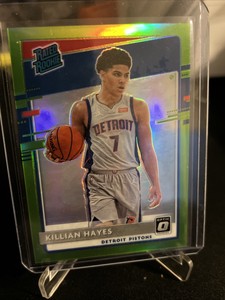 2020-21 Donruss Optic Lime Green #157 Killian Hayes Rated Rookie RC 133/149