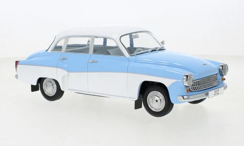 MODELCARGROUP MCG18300 WARTBURG 312 LIGHT BLUE/WHITE 1:18 - Immagine 1 di 1