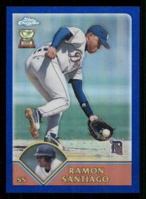 2003 Topps Chrome Refractors #143 Ramon Santiago /699 - Image 1 of 2