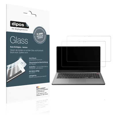 2x Screen Protector for LG Gram Book 15.6 Zoll matte Flexible Glass 9H dipos - Image 1 of 4