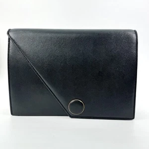 Yves Saint Laurent Clutch Second Bag Leather Vintage W/Box Authentic - Picture 1 of 23