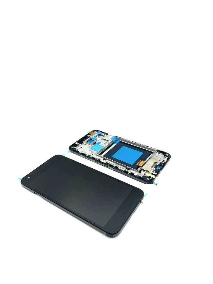 Display LCD originale LG Google Nexus 5X H790 cornice touch screen vetro nero - Immagine 1 di 2
