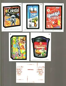 2020 Wacky Packages All New Series Week 3 Complete Set 5/5 -LUDLOW BACKS- Nice! - Picture 1 of 1