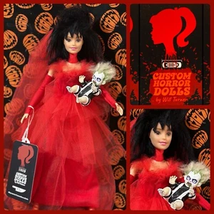 MUÑECAS DE TERROR PERSONALIZADAS Lydia Deetz con Baby Beetlejuice únicas en su clase - Imagen 1 de 2