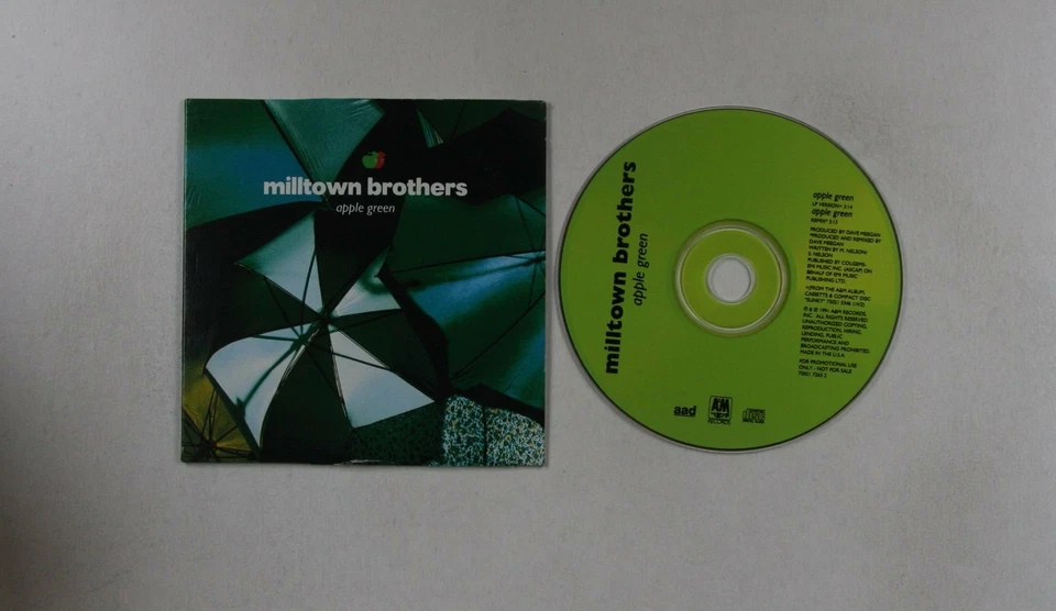 Milltown Brothers Apple Green US Cardcover Promo CDSingle 1991 Rare! Pre Britpop - Bild 1 von 1