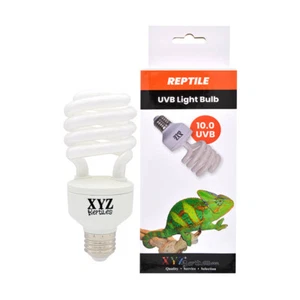 Reptile UVB Bulb 10.0 Reptile Light 26 Watt Basking Lamp XYZReptiles - Picture 1 of 7