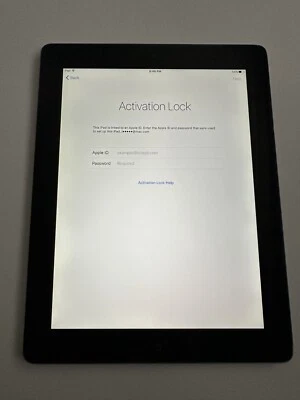 Apple iPad 3-го поколения 16GB, Wi-Fi, 9,7 см - черный заблокирован - Изображение 1 из 3