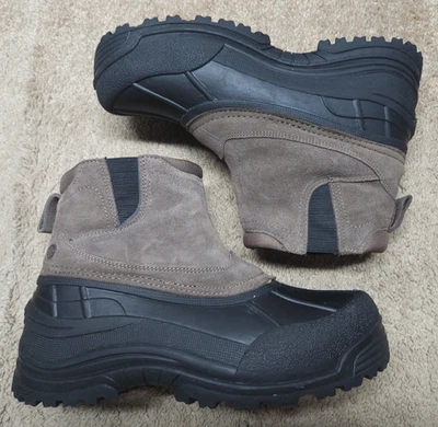 Botas de neve Northside masculinas Elkhorn marrom camurça inverno 8 termolite puxar quente - Imagem 1 de 4