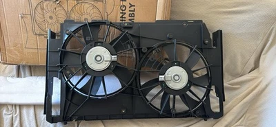 Radiator Condenser Cooling Fan Assembly For 2009 2010 2011 2012 Toyota RAV4 - Image 1 of 2