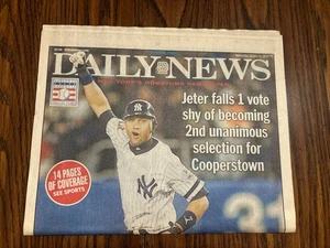 DEREK JETER - JAN.22, 2020 NEW YORK DAILY NEWS - Picture 1 of 1