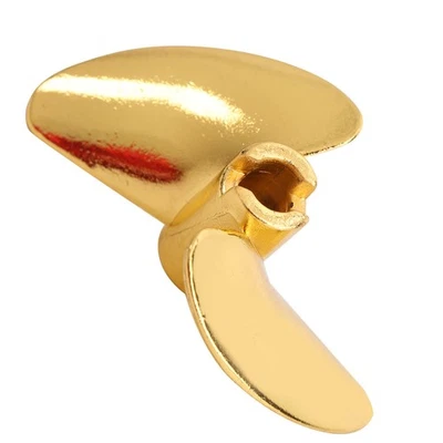 Hélice amarilla Y 35 mm RC barco 2 palas apta para FeiLun FT016 FT007 FT012 Foto 1 de 4