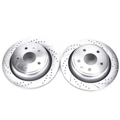 PowerStop AR8752XPR fits Chrysler 07-09 Aspen Rear Drilled & Slotted Rotors Pair - Image 1 of 2