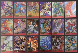 1995 Fleer Marvel Metal Metal Blaster Set (18) *6950 - Picture 1 of 2