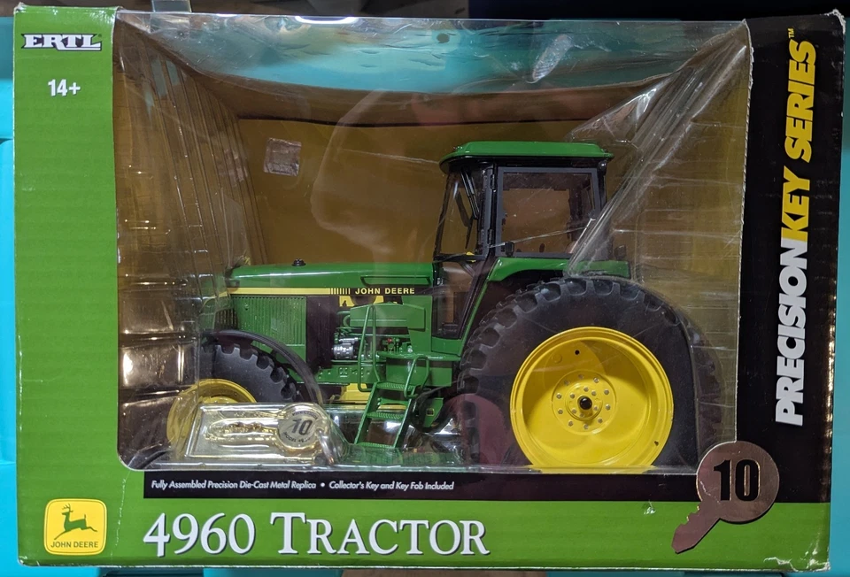 1/16 John Deere 4960 Tractor With Front Wheel Assist & Duals, Precision Key - Image 1 of 4