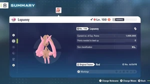 🌟6 IVs Shiny Alpha Battle Ready Lopunny | Leyendas Pokémon: Z-A🌟 - Imagen 1 de 4