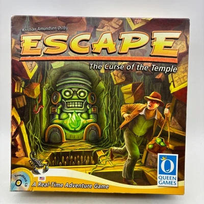 Escape The Curse of the Temple COMPLETE Queen Games 2014 Adventure Strategy - Image 1 of 4