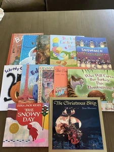 Lot of 12 Childrens Picture Books Christmas Halloween Thanksgiving Easter etc - Imagen 1 de 1