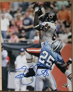 Foto firmada por Desmond Clark 8x10 holograma certificado de autenticidad de los Chicago Bears - Imagen 1 de 3