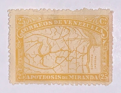 Travelstamps: Venezuela Stamps Sg171 Mint NG Anniv. Death of Miranda MNG - Image 1 of 4