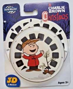 2007 Mattel Fisher Price View Master A CHARLIE BROWN CHRISTMAS 3D (3) Reels - Picture 1 of 7