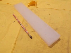 25 mm BARRA DE POLIPROPILENO lámina plana mecanizable stock 25 mm x 2"" x 12"" - Imagen 1 de 1