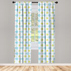 Floral Curtains 2 Panel Set Chamomiles In Bloom Flower