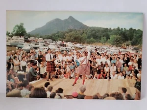 Postcard HIGHLAND GAMES Linville North Carolina Scottish Dancing Kilts Bagpipes - Picture 1 of 3