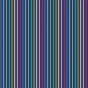 Clothworks Emily Simplified Happy Stripe Y3960-93 Fabric sold BTHY rainbow - Picture 1 of 2
