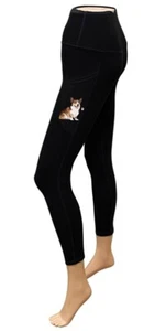 Leggings de tiro alto Urban Athletics con corgi galés en bolsillo-NUEVOS CON ETIQUETAS-Envío gratuito - Imagen 1 de 4