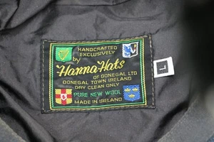Hanna Hats Donegal Tweed 100% Wool Irish Newsboy/Cabbie Patchwork Cap Large - Picture 1 of 17